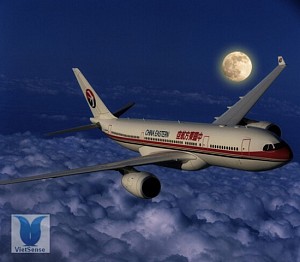 Dân chơi Trung Quốc mua vé máy bay để ... lên trời ngắm trăng rằm