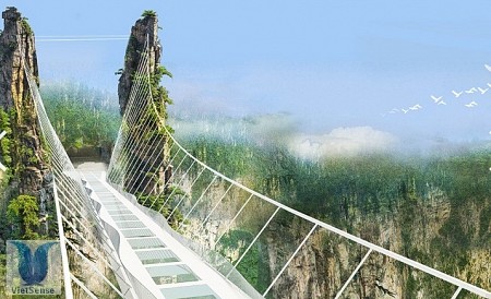 Cầu sàn kính dài nhất thế giới - Trung Quốc