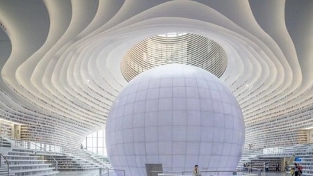 Kinh ngạc với hai thư viện khổng lồ ở Trung Quốc, 2018
