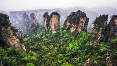 Trương Gia Giới - Phù Dung Trấn - Phượng Hoàng Cổ Trấn - Đường Bộ