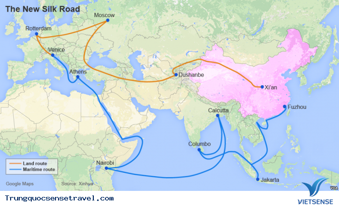 con đường tơ lụa của Trung Quốc được xây dựng và đầu tư mạnh tay - Ảnh 1