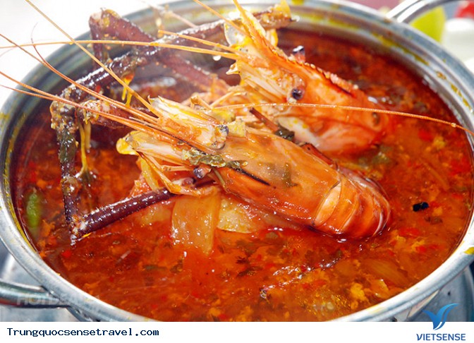 Tôm càng nấu ớt cay