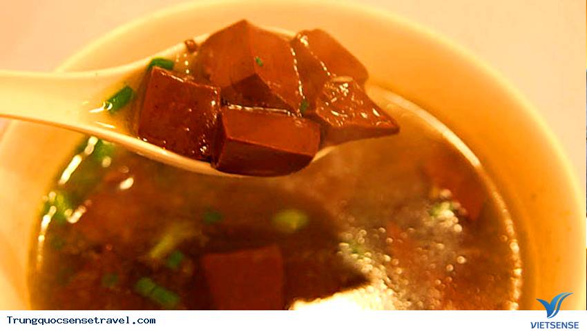 Súp tiết vịt Súp tiết vịt