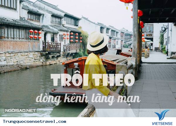 Ngồi thuyền trôi theo những con kênh lãng mạn