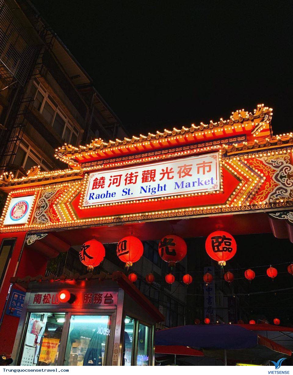 Khu chợ đêm đường Raohe