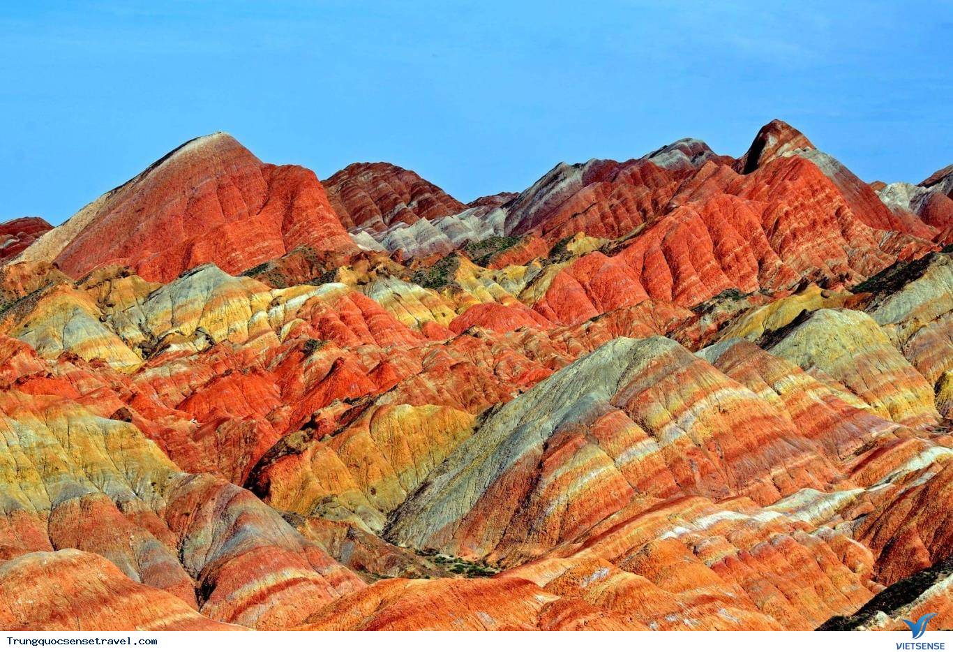 Vùng địa chất Danxia ở Zhangye