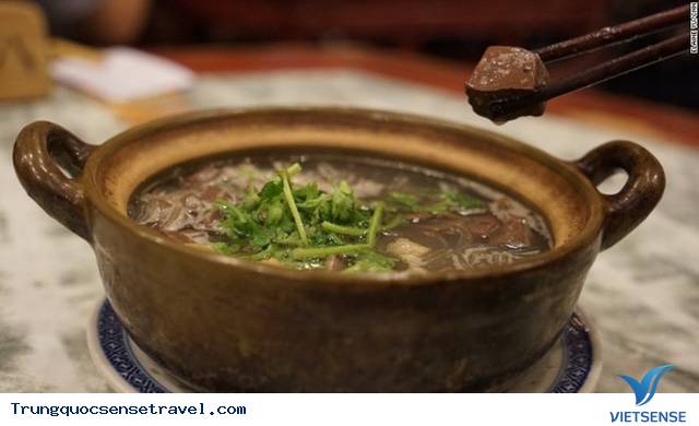 Súp tiết vịt Súp tiết vịt