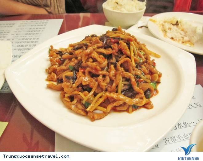 Thịt lợn thái sợi Thịt lợn thái sợi